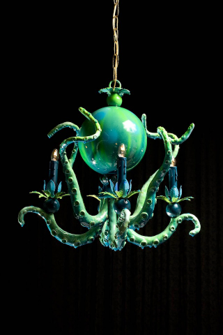 Illustration for article titled Octopus chandeliers add the right touch of tentacle to any decor